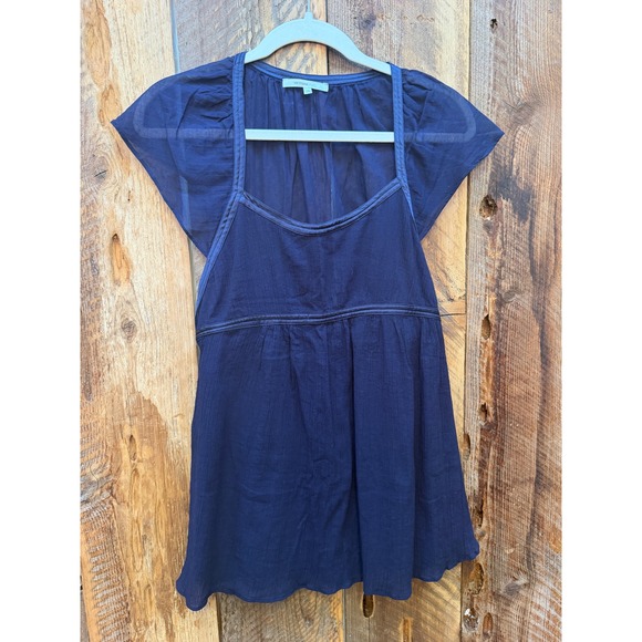 Vanessa Bruno Tops - VTG Vanessa Bruno Babydoll Tunic Women S Cotton Silk French Designer Parisian